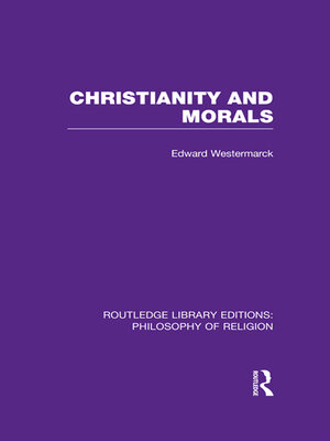 cover image of Christianity and Morals